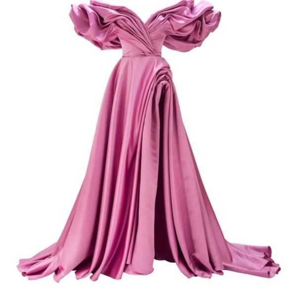 MonetrePINK VOLUME SCULPTED GOWN